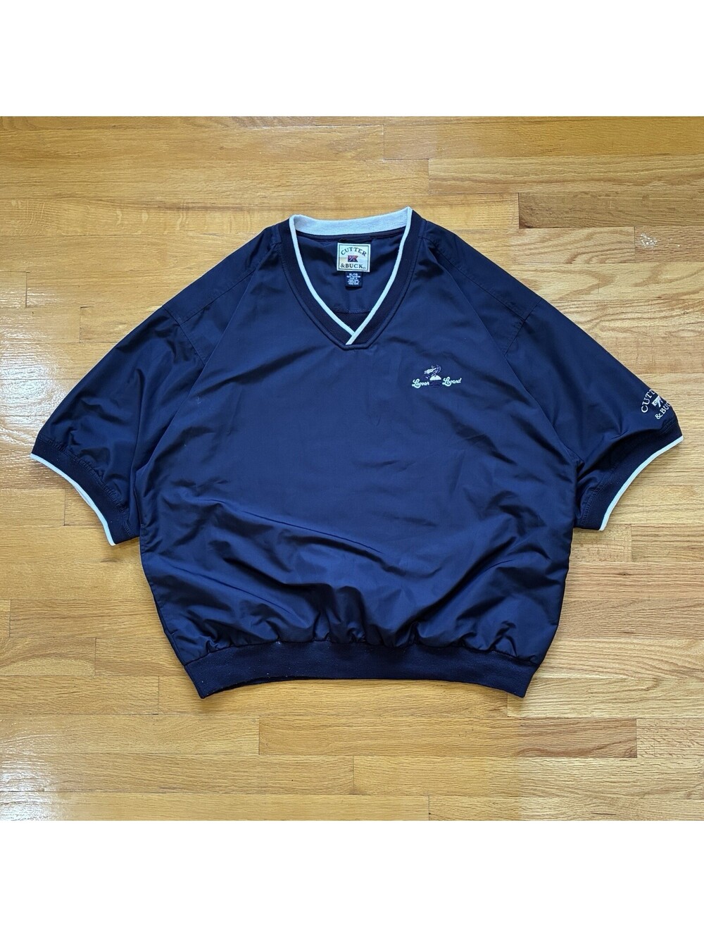 Vintage Cutter & Buck Lagoon Legend Golf Windshirt Pullover Men’s XL 90s V-Neck